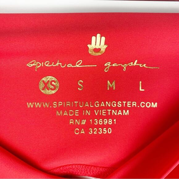 NWOT Spiritual Gangster Shimmer Stripe 7/8 Leggings Women’s Size XS - Picture 6 of 11